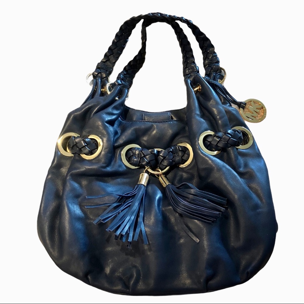 Michael Kors Braided Hobo Bag